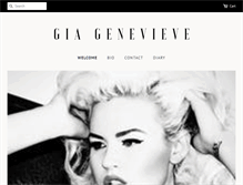 Tablet Screenshot of giagenevieve.com